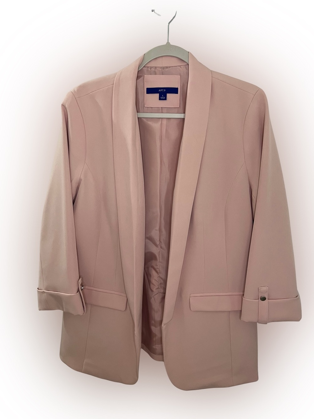 Apt. 9 Dusty Rose Open-Front Blazer